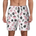 thumbnail image 2 of Goofa Cute Dinosaur Printed Men's Swim Trunks Board Shorts Quick Dry Mens Swimming Trunks with Compression Liner,Breathable Fit Hawaii Beach Shorts-Large, 2 of 9