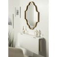 thumbnail image 3 of Kate and Laurel Corblynd Wood Wall Mounted Desk, White/Gold 30x16x16, 3 of 11