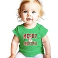 thumbnail image 3 of Retro Merry Christmas Unisex Shirt for Women and Men Vintage Inspired Distressed Santa Tee Vintage Green Shirt 4T, 3 of 5