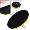 thumbnail image 1 of Juego De Almohadillas Pulidoras De Alto Bruto De 4", Adaptador De Taladro M10, Cera De Abrillantado Para Coche, Espuma De Lana Blanca Y Naranja, 6 Uds., 1 of 7