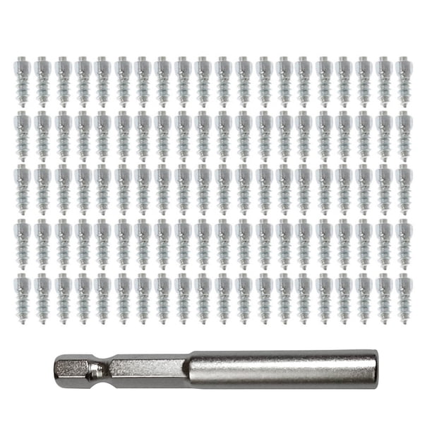 100 Uds tornillo de perno 12mm Auto coche SUV ATV antideslizante