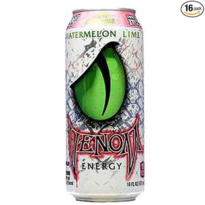 Venom Energy Drink Low Calorie Watermelon Lime 16fl.oz.(Pack of 16