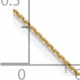 thumbnail image 5 of 14K Yellow Gold Jbsp's .85 mm D/C Cable Chain (20 X 0.8) Made In Italy 1251-20, 5 of 5