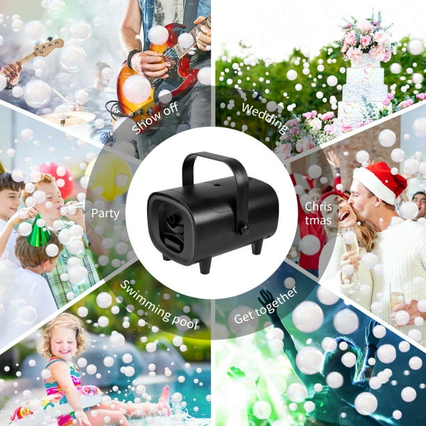 Bubble Machine, LED Automatic Smoke Bubble Blower, 50006000 Bubbles