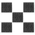 thumbnail image 1 of Furnish My Place Giraffe Black Grey Area Rug, Animal Print Area Rug, Pet-Friendly Rug, Baby Nursery Mat, Indoor Area Rug, Perfect for Living Room, Playroom, 2' x 2' Square - Set of 5, 1 of 5