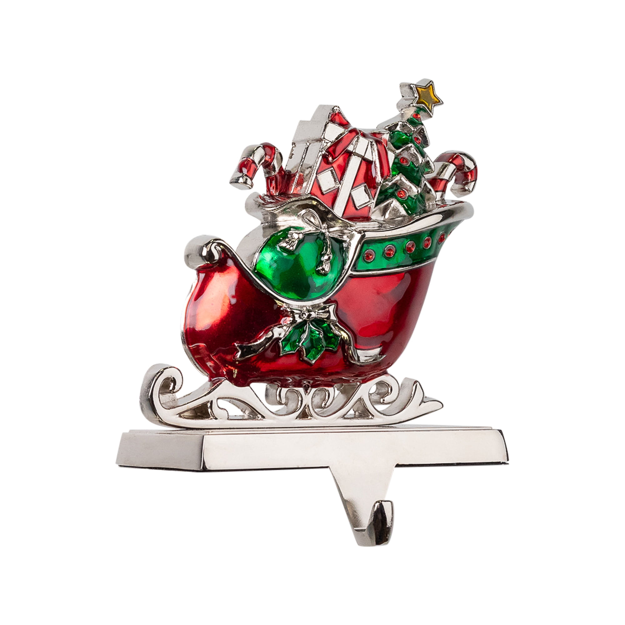 Northlight Present Filled Sleigh Christmas Stocking Holder - 5.5"