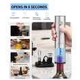 thumbnail image 2 of Set abridor de vino eléctrico CIRCLE JOY de acero inoxidable 7 en 1, 2 of 7