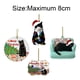 thumbnail image 2 of Foto de gato, decoración de de Navidad, colgante para de Navidad de gato, adornos colgantes de Navidad multiusos 2023 para restaurante, 2 of 9