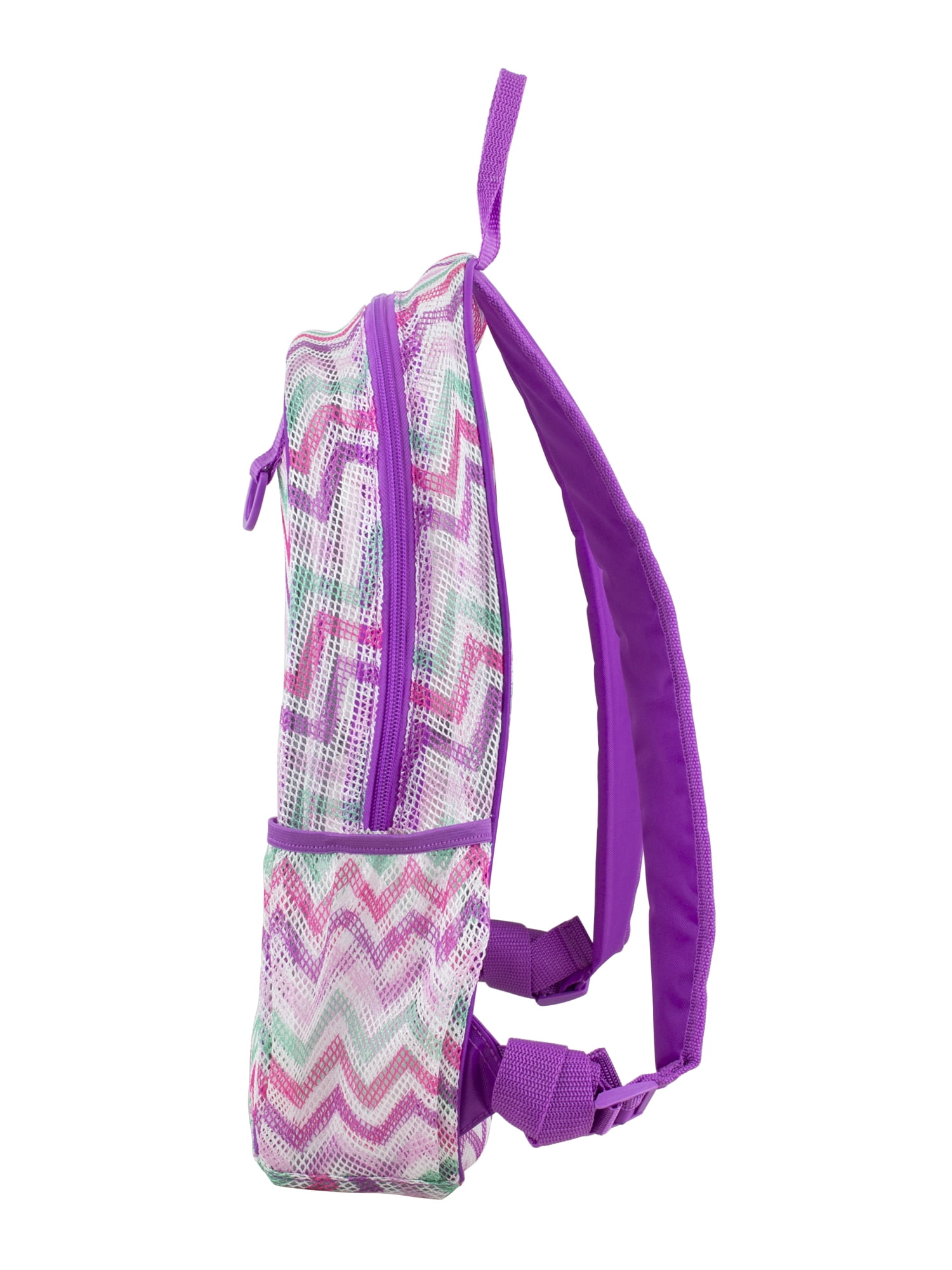 Eastsport Sport Mesh Backpack Purple, Large Main Compartment