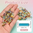 thumbnail image 3 of Uxcell 1800-Pack Cuentas Bugle, Cuentas de Vidrio de Tubo de Bordado de 2x7mm para Manualidades DIY/Pulseras/Collares Azul Lago, 3 of 7