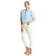 thumbnail image 2 of Blusa escote con lazos Roman Fashion /Juvenil, 6944 (Azul claro) azul cielo M, 2 of 6
