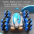 thumbnail image 3 of Reloj Control remoto RC Stunt Car Juguetes de doble cara con 3 baterías (Azul) Likrtyny Para estrenar, 3 of 9
