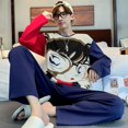 thumbnail image 1 of Pijama de algodón puro con personajes de la película de anime creativo Dragon Ball Son Goku, regalo personalizado de dibujos animados, ropa para el hogar de primavera y otoño, 1 of 2