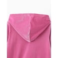 thumbnail image 5 of Barbie Girls Outfit Set Logo Applique Graphic Hoodie Flare Pants Velour 2 Piece Kids Clothes 2T-9Y, 5 of 10