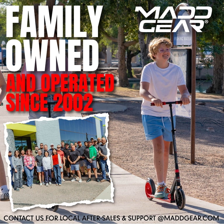 Madd Gear Kruzer 200 Folding Commuter Kick Scooter ‚Äì Lightweight