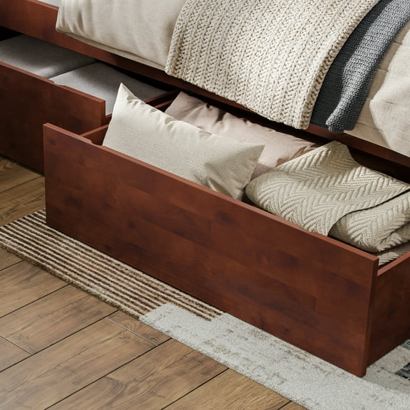 AFI Urban Twin / Full Solid Wood Bed Drawer in Walnut (Set of 2)