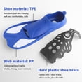 thumbnail image 2 of Zapatos de playa para adultos/niños, aletas de entrenamiento de natación suave, accesorios deportivos (L negro) JShteea Para Estrenar, 2 of 7