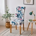 thumbnail image 4 of Dining Room Chair Covers Set of 6,Printed Pattern Parsons Chair Slipcovers Removable Washable Kitchen Seat Dining Chairs Protector Cover for Home or Party, 4 of 6