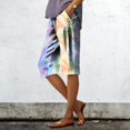 thumbnail image 2 of Pantalones cortos domirica para mujer, casual, mezcla de algodón y poliéster, 4XL, 2 of 2