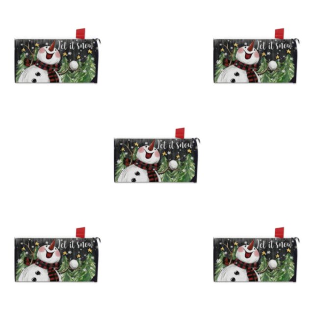 Maytalsory Effortlessly Install And Remove Easy To Mailbox Cover Vivid Print Cloth Abstract Style Colorful Mailbox Cover YTYH2309031 5Set