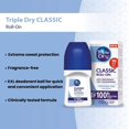 thumbnail image 4 of Triple Dry Classic Roll-On Anti-Perspirant, Fragrance-Free, XXL Deo Ball, 100h Protection, 4 of 4