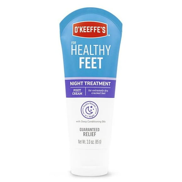 OKeeffes 9039050 Crème de Nuit Blanche pour Pieds Sains 3 oz - Lot de 5