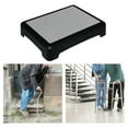 thumbnail image 2 of Portable Lightweight Step Stool, Anti-Slip Non-Slip Foldable Half Step Riser for Car, Office, Home UseBlack Gray, 2 of 5