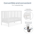 thumbnail image 4 of Dream On Me Quinn Full-Size Folding Crib, Removable Wheels, Modern Nursey, Adjustable Mattress Support, Patent Folding System in White, 4 of 9