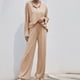 thumbnail image 5 of Conjunto de tops deportivos de manga larga para mujer, cintura elástica, pantalones largos, conjuntos de pijamas Fridja  nalpqowj16997, 5 of 6
