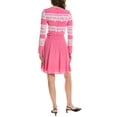 thumbnail image 2 of Valentino womens  Silk A-Line Dress, 36, Pink, 2 of 3