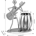 thumbnail image 4 of Porta lápices de metal WEIHJMXG soporte de decoración de escritorio guitarra rockera, 4 of 5