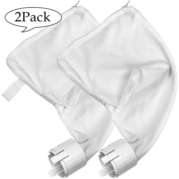 Amerteer 2 Pack Zippered Bag Replacement Fits for Polaris 360, 380 Pool Cleaner All Purpose Filter Bag for Polaris Filter Bag