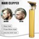 thumbnail image 5 of Hair Clippers Kit Electric Li Type Battery Hair Clippers Cordless Rechargeable Grooming T Type Blade Close Cutting Trimmer for Men Gold Tone, 5 of 8