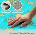 thumbnail image 6 of ODIKA 9'x12' Washable Area Rug Non-Slip, Chair-Friendly Scene With Nautical Turtle Fish And Octopus Ocean Underwater Refined Structured for Dining Room, Basement, Large Office, 6 of 7