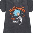 thumbnail image 2 of Dr. Seuss - Halloween Is My Thing - Toddler And Youth Girls Fleece Dress, 2 of 5