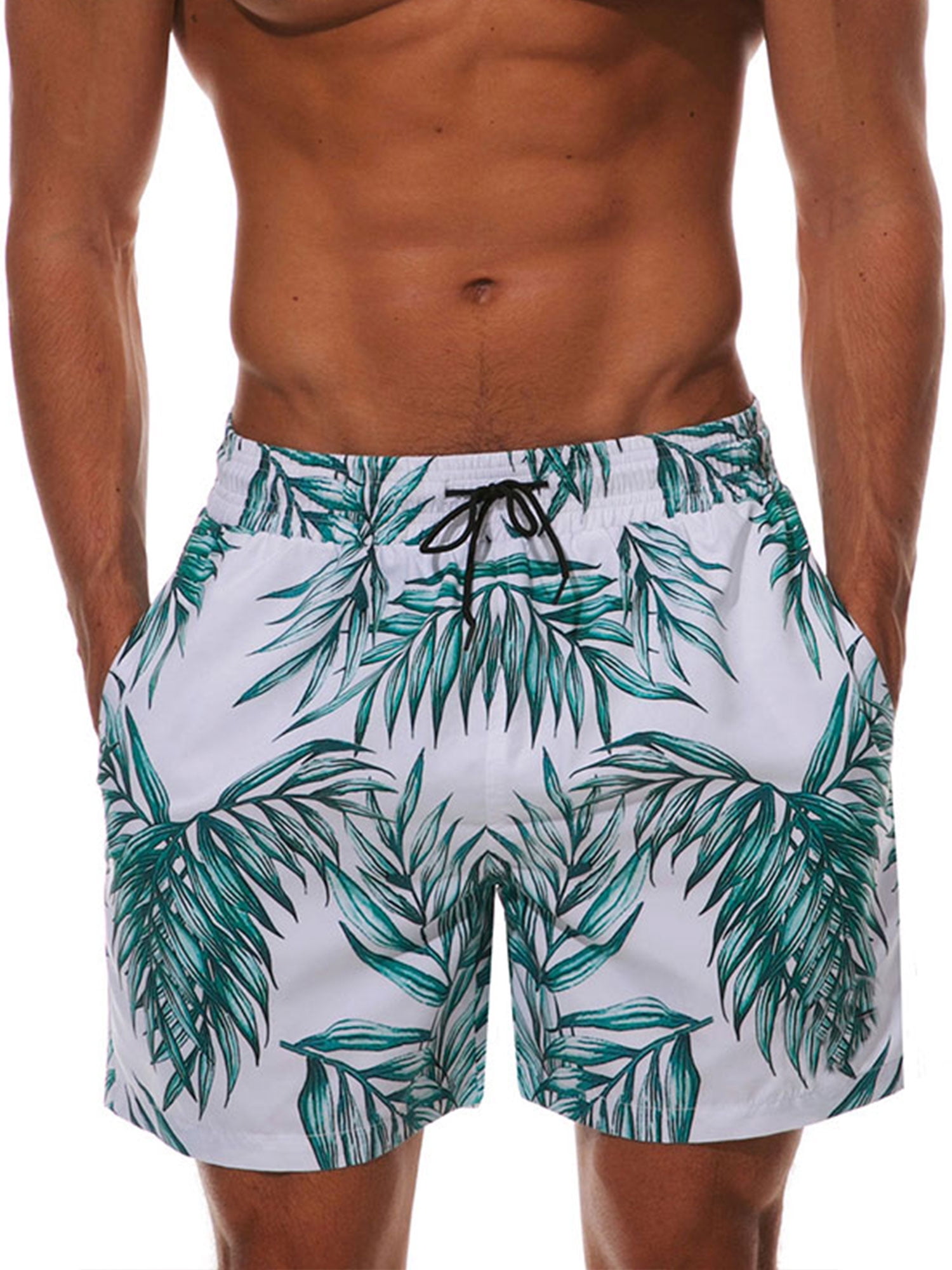 Holiday Llama Mens Fashion Board//Beach Shorts Drawstring Beachwear with Pockets