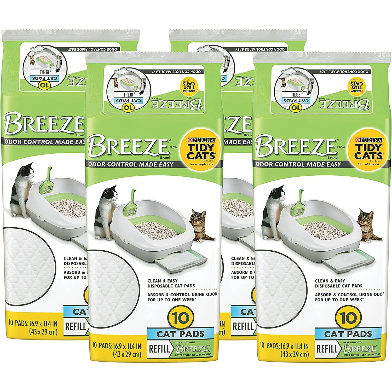 Breeze (4 Pack, Cat Litter), Part of the Codllynes BREEZE litter system