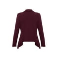thumbnail image 3 of Women's Casual Long Sleeve Solid Open Blazer Jacket, 3 of 4