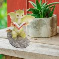 thumbnail image 3 of Figura de dragón Strade Fareast Limited escultura de resina miniatura Verde Con libro, 3 of 8