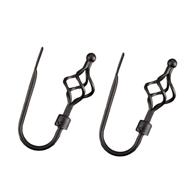 Naiovety Ganchos de cortina duraderos y funcionales para una fácil instalación, accesorios de riel de cortina Tratamientos de ventanas estilo 7