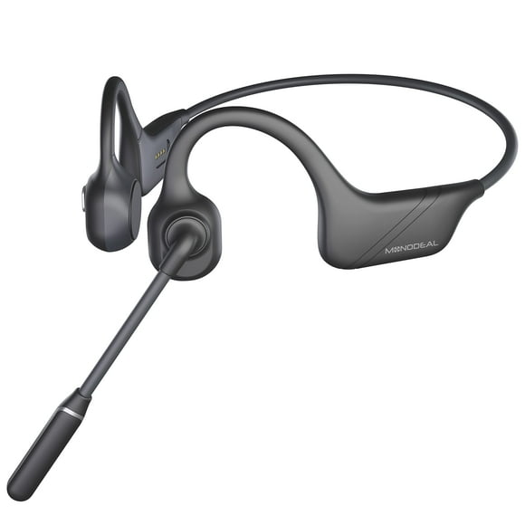 Auriculares de conducción ósea MONODEAL Bluetooth 5.3 con micrófono
