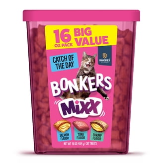 BONKERS Mixx Crunchy Cat Treats Catnip Freakout Variety Pack