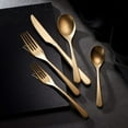thumbnail image 4 of Oneida 894806 Kenbrook Champagne Tumbled 20 Piece Everyday Flatware Set, Service For 4, 4 of 4