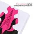 thumbnail image 4 of Nail Forms, Nail Extension Form Stickers 100pcs Nail Art Tips Guide Stickers for Acrylic and UV Gel Nail Extension Nail Polish Styling Tools Curl Forms, 4 of 5