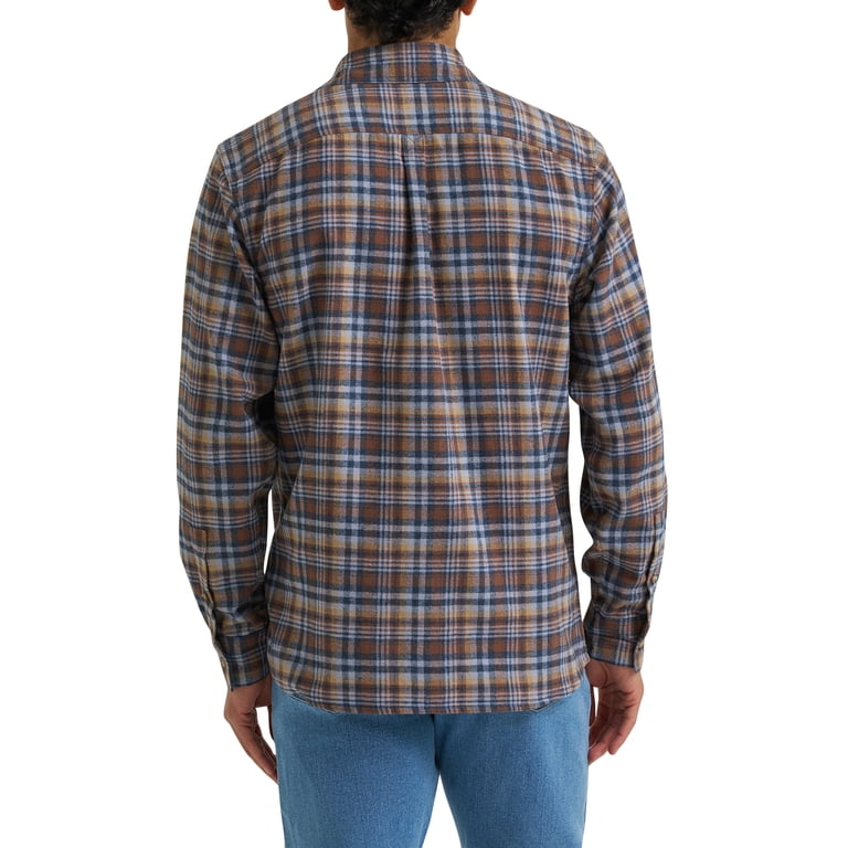 Wrangler Men's Relaxed Fit Brushed Flannel Shirt photo 3