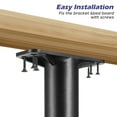 thumbnail image 3 of MasteelfCA 4 Pcs Pieds de Cadre de Lit Hauteur Réglable Support Central, 3 of 8
