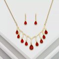 thumbnail image 4 of HOOUN 925 Plaqué Argent Femme Brillant Collier Boucle Ovale Ras du Cou Set Cadeau, 4 of 4
