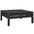 thumbnail image 3 of vidaXL 8 Piece Garden Lounge Set Solid Pinewood Black, 3 of 5