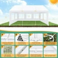 thumbnail image 5 of COBIZI 20x20ft Party Tent Heavy Duty, Wedding Tent, Event Tents for Parties, Carpas para Fiestas with Removable Sidewalls, Large Tent with Built-in Sandbag, UV50+, Big Tent for Party, Carport, White, 5 of 10