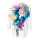thumbnail image 5 of ICHUANYI Clearance Women's Fashion Printed Loose T-shirt 3/4 Sleeves Blouse Round Neck Casual Tops(Multicolor, L) ICHUANYI WER2023081205523, 5 of 5
